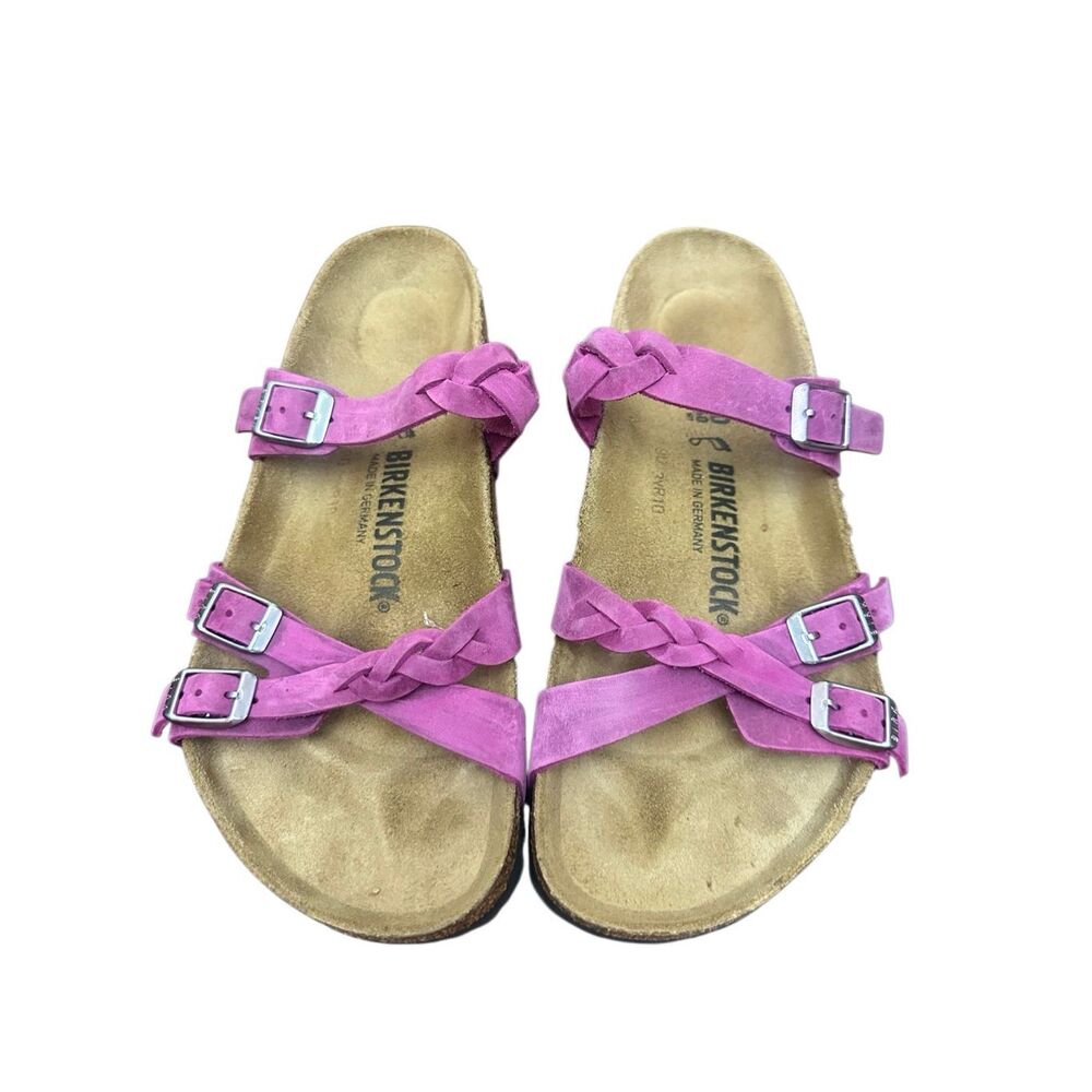 Birkenstock Franca Sandal - Dark Fuchsia- EU 40- US L 9 M 7 NARROW